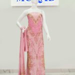 Silver Strapless Embellished Custom Dress